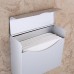 Renovatsh  The Space Aluminum Toilet Water-Resistant Paper Towel Rack Toilet Paper Towels And Toilet Paper Tray Box Toilet Paper Roll Holder  Extended Half-Round Tissue Boxdurable Modern Minimalist - B079WRKM2Q